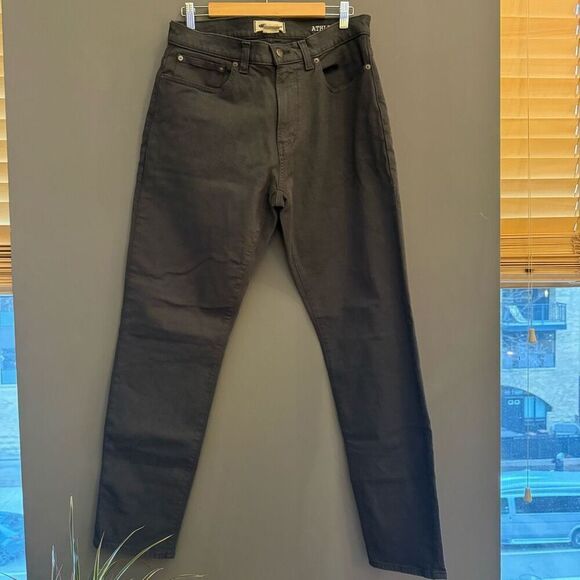 $128 Madewell NWT Garment-Dyed Athletic Slim Jeans size 33x32 m1 - Picture 3 of 5
